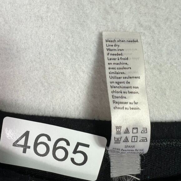 Spanx Sweatshirt Womens Small Black Dolman Pullover Athleisure Boxy Top - Picture 6 of 7